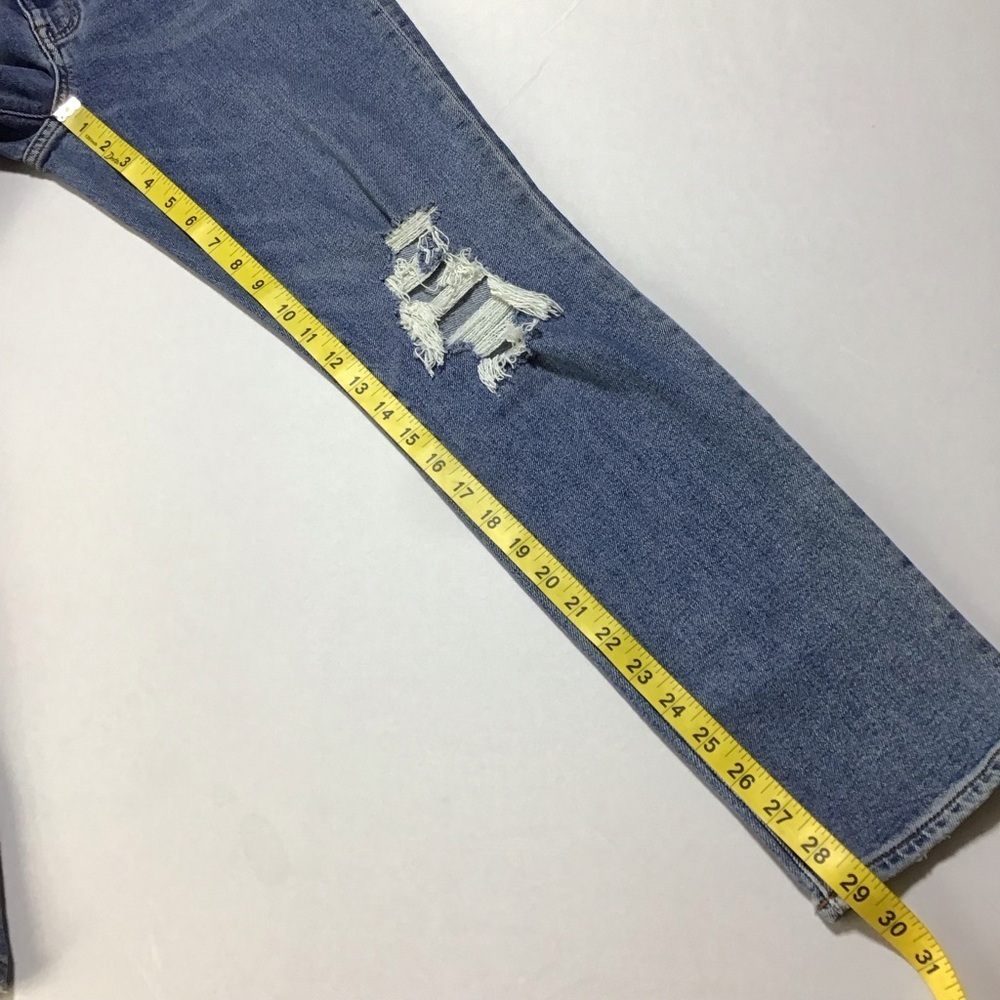Madewell Roadtripper Slim Boy Jeans - Distressed Blue - Picture 11 of 11